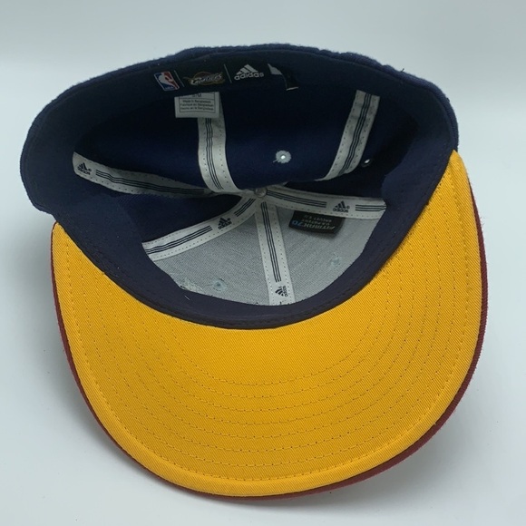 Adidas Cleveland cavaliers red navy men’s hat S/M - Picture 5 of 5